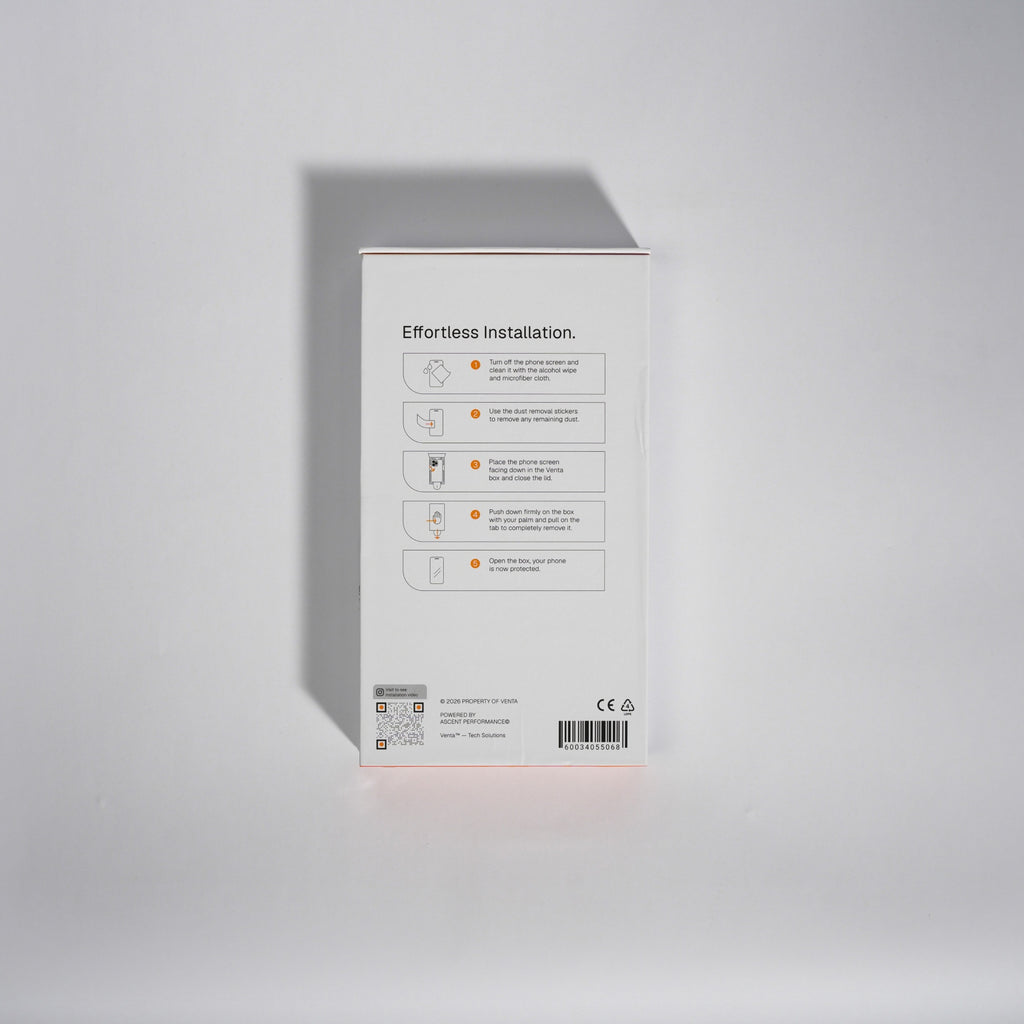 VENTA box back instructions
